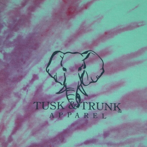 Comfort Colors Men's "Musk & Trunk Apparel" Cotton Spin Tie Die T-Shirt size L - Picture 3 of 7